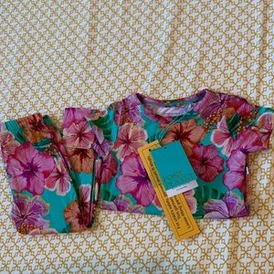 NWT- Posh Peanut two pieces pajama - Size: 12-18 mos